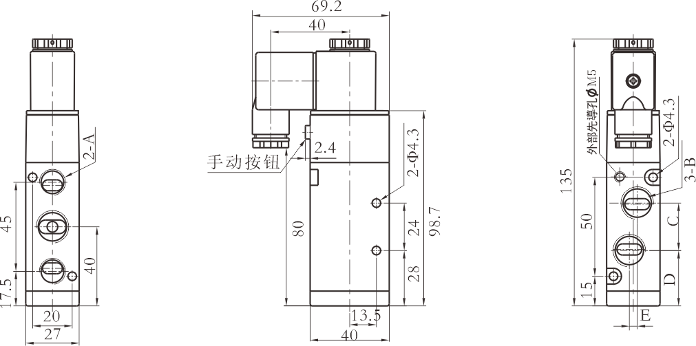 27mm 2位5通 单 外先导.png